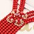 cheap Jewelry Sets-Crystal Jewelry Set - Cubic Zirconia Vintage, Party, Work Include Yellow / Red For Wedding / Party / Special Occasion / Earrings / Necklace
