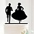 preiswerte Tortenfiguren-Tortenfiguren &amp; Dekoration Klassisches Paar Acryl Hochzeit / Jahrestag / Brautparty mit 1 pcs OPP