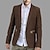 cheap Men&#039;s Trench Coat-Men&#039;s Sleeveless Regular Blazer , Cotton Pure
