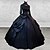 billiga Historiska- och vintagedräkter-Maria Antonietta semester klänning Balklänning Japanska Cosplay-kostymer Svart