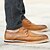abordables Zapatos Oxford de hombre-Hombre-Tacón Plano-Confort / Punta Redonda / Punta CerradaCasual-Semicuero-Negro / Azul / Marrón