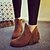 cheap Women&#039;s Boots-Women&#039;s Shoes Tassel Round Toe Fashion  Flat Heel Bootie Boots Dress / Casual Black / Brown / Gray