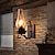 Недорогие Настенные светодиодные светильники-Lightinthebox настенный светильник в стиле ретро, винтажный деревенский стеклянный настенный светильник для спальни, прикроватный промышленный настенный светильник, светодиодные светильники,