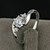 Χαμηλού Κόστους Μοδάτο Δαχτυλίδι-Γυναικεία Band Ring Cubic Zirconia Ασημί Ασήμι Στερλίνας Cubic Zirconia Μοντέρνα Πάρτι Κοσμήματα