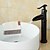 cheap Bathroom Sink Faucets-Bathroom Sink Faucet - Waterfall Oil-rubbed Bronze Centerset One Hole / Single Handle One HoleBath Taps