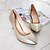 cheap Women&#039;s Heels-Women&#039;s Shoes Stiletto Heel Pointed Toe Pumps/Heels Dress Silver/Gold