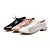 abordables Richelieu femme-Femme Chaussures Synthétique Printemps Eté Automne Talon Bas Lacet Pour Décontracté Blanc Noir Rose