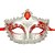 abordables Disfraces de Carnaval-Máscara Mujer Halloween Festival / Celebración Disfraces de Halloween Rojo / Verde / Dorado