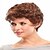 Χαμηλού Κόστους Συνθετικές Περούκες-Συνθετικές Περούκες Σγουρά Σγουρά Περούκα Κοντό Καφέ Συνθετικά μαλλιά Γυναικεία Καφέ