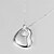 cheap Necklaces-Women`s Cute  Party  Work  Casual Silver Plated  Brass Pendant Necklace
