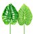 baratos Plantas Artificiais-folha guanyin em folha artificial de plástico para decoração de casa (conjunto de 2)