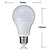 Недорогие Круглые светодиодные лампы-3 W Круглые LED лампы 280-320 lm E26 / E27 A60(A19) Светодиодные бусины Высокомощный LED На пульте управления RGB 85-265 V / 1 шт. / RoHs / CCC