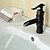 رخيصةأون حنفيات مغاسل الحمام-Bathroom Sink Faucet - Waterfall Oil-rubbed Bronze Widespread One Hole / Single Handle One HoleBath Taps