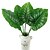 baratos Plantas Artificiais-folha guanyin em folha artificial de plástico para decoração de casa (conjunto de 2)