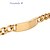 cheap Bracelets-ToonykellyLength 21CM Width 1.3CM Gold Fashionable Men Link Bracelet(1pc)