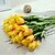 cheap Artificial Flower-Artificial Flowers 1 Branch Wedding Flowers Tulips Tabletop Flower