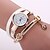 cheap Bracelet Watches-Fashion Casual Long Leather Strap watches Women Popular Jewelry Ethnic Style Surround Wrist Quartz Watch Clock 4 Colors Cool Watches Unique Watches