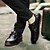 baratos Sapatos Oxford para Homem-MasculinoConforto-Rasteiro-Preto Azul Amarelo-Couro-Escritório &amp; Trabalho Casual