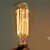 billige Glødelamper-BriLight 1pc 40 W E26 / E27 / E27 ST64 Varm hvit Glødende Vintage Edison lyspære 220-240 V