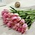 cheap Artificial Flower-Artificial Flowers 1 Branch Wedding Flowers Tulips Tabletop Flower