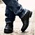 Χαμηλού Κόστους Ανδρικές Μπότες-Ανδρικά Άνοιξη / Καλοκαίρι / Φθινόπωρο Χαμηλό τακούνι Causal Κορδόνια Δέρμα 5.08-10.16 cm / Μπότες στη Μέση της Γάμπας Μαύρο / Καφέ / Χειμώνας