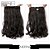 cheap Clip in Extensions-Neitsi® 1pc 110g 22&quot; 3/4 Full Head 5clips Kanekalon Synthetic Braiding Hair Pieces Clip In/on Wavy Extensions