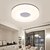 cheap Ceiling Lights-1-Light 28(11inch) LED Flush Mount Lights Metal Acrylic Electroplated Modern Contemporary 90-240V