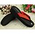 abordables Claquettes et tongs femme-Femme PVC Eté Talon Plat Jaune Rouge Plat