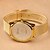 baratos Relógios de aço-Geneva Mulheres Relógio de Pulso Quartzo Dourada Venda imperdível Analógico Amuleto Fashion Relógio simples
