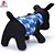 cheap Dog Clothes-Cat Dog Coat Vest Winter Dog Clothes Blue Costume Cotton Skull Casual / Daily XS S M L