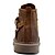cheap Men&#039;s Boots-Men&#039;s Shoes Leather Spring / Summer / Fall Comfort Boots 20.32-25.4 cm / Booties / Ankle Boots Brown / Party &amp; Evening