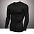 billige Ny ind-Men&#039;s Compression Shirt Athletic Long Sleeve Quick Dry Compression Lightweight Materials Gym Workout Workout Fitness Exercise Sportswear Plus Size Base Layer Top Top Activewear Stretchy