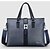 cheap Briefcases-Men Bags PVC Tote for Formal Office &amp; Career All Seasons Brown Blue