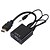 cheap VGA Cables &amp; Adapters-1080P HDMI Male to VGA Female Video Converter Adapter Cable for PC DVD HDTV Support Audio