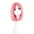 Χαμηλού Κόστους Συνθετικές Trendy Περούκες-Περούκες για Στολές Ηρώων Συνθετικές Περούκες Κυματιστό Κυματιστό Περούκα Ροζ Ροζ Συνθετικά μαλλιά Γυναικεία Ροζ