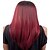 halpa Synteettiset peruukit-Synteettiset peruukit Suora Suora Peruukki Keskikokoinen Punainen Synteettiset hiukset Naisten