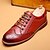 ieftine Oxfords Bărbați-Pantofi barbati Birou &amp; Carieră / Casual Piele Oxford Negru / Maro / Burgundia