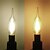 Недорогие Светодиодные лампы накаливания-5 шт. 2 W LED лампы накаливания 180 lm E14 C35L 2 Светодиодные бусины Высокомощный LED Декоративная Тёплый белый Холодный белый 220-240 V / RoHs / CCC