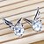 cheap Earrings-Women&#039;s Stud Earrings - Sterling Silver, Stainless Steel Angel Wings Silver For Daily / Casual / Sports