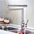 cheap Foldable-Kitchen Faucet,Modern Style Stainless Steel Single Handle One Hole Nickel Brushed Pot Filler Deck Mounted Retro Kitchen Taps With Hot and Cold Water