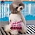cheap Dog Clothes-Dog Pants Dog Clothes Casual/Daily Hearts Coffee Pink Costume For Pets