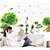 cheap Wall Stickers-Decorative Wall Stickers - Plane Wall Stickers Landscape / Botanical Living Room / Bedroom / Kitchen / Removable