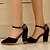 cheap Women&#039;s Heels-Women&#039;s Shoes Leatherette Spring / Summer / Fall Ankle Strap Chunky Heel Beading / Buckle Black / Red / Pink / Wedding / Party &amp; Evening / Dress / Party &amp; Evening