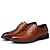 voordelige Heren Oxfordschoenen-Heren Formele Schoenen Leer Lente / Herfst / Winter Comfortabel Oxfords Zwart / Bruin / Leren schoenen / Jurk schoenen