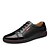 cheap Men&#039;s Sneakers-Men&#039;s Shoes Leather Spring Fall Lace-up for Casual Office &amp; Career Party &amp; Evening Black Blue