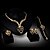cheap Jewelry Sets-Jewelry Set Statement Vintage Party Work Casual Link / Chain 18K Gold Earrings Jewelry Gold For 1 set