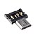 voordelige USB-sticks-5pcs ultra mini dm micro usb 5pin OTG-adapter connector voor mobiele telefoon tablet&amp;amp; usb-kabel&amp;amp; Flash-schijf