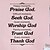 cheap Wall Stickers-Wall Stickers Wall Decals, Home Decoration Trust God Quotes PVC Mural Wall Stickers