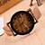 levne Módní hodinky-Dámské Náramkové hodinky Křemenný Kůže Hnědá / Khaki Hodinky na běžné nošení Analogové dámy Vintage Módní Dřevo - 1# 2# 3# Jeden rok Životnost baterie / Tianqiu 377