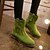 Χαμηλού Κόστους Γυναικείες Μπότες-Γυναικεία Παπούτσια Σουέτ Άνοιξη / Φθινόπωρο / Χειμώνας Επίπεδο Τακούνι Μποτίνια Μπεζ / Καφέ / Πράσινο